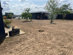 Photo de galerie - Réalisation engazonnement 
