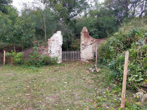 Photo de galerie - Débroussaillage d'un pilastre, du 18 ème