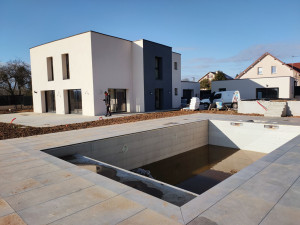 Photo de galerie - Réalisation de la terrasse,et tour de piscine
