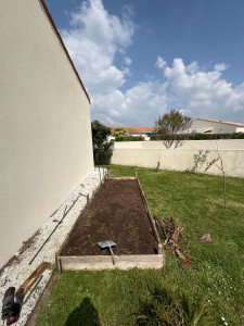 Photo de galerie - Création petit potager 