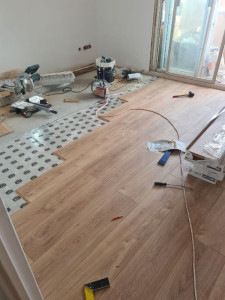 Photo de galerie - Pose de parquet 