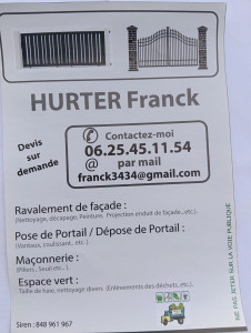 Photo de galerie - Maçonnerie enduit de façade pose de portails seuils 