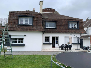 Photo de galerie - Mise en peinture Devanture maison