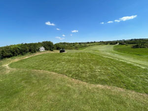 Photo de galerie - Pause de rouleau de gazon sur un départ 