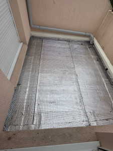 Photo de galerie - Étanchéité toit terrasse , bitume et résine