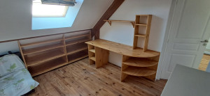 Photo de galerie - Bureau et rangement sur mesure 
