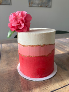 Photo de galerie - Layer cake glamour tout chocolat 