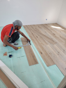 Photo de galerie - Pose de parquet - Revêtement de sol