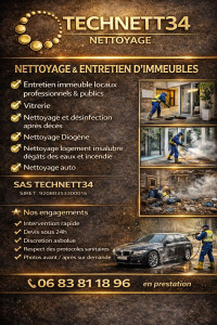 Photo de galerie - Entretien ménage journalier hebdomadaire ou journalier pro et particulier