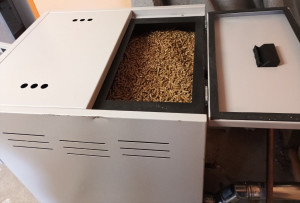 Photo de galerie - Posse de chaudière a granulés 