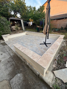 Photo de galerie - APRÈS - Terrasse, extérieur refait à neuf.  