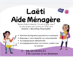 Photo de galerie - Aide ménagère 