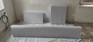 Photo de galerie - Peinture radiateur au pistolet 