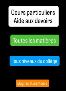 Photo de galerie - Titulaire d’un Master 2 MEEF et actuellement AED dans un collège  Je propose des cours/aides aux devoirs niveaux collège et primaire  15€/heure  Blagnac et ses alentours