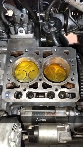 Photo de galerie - Changement de piston et segment sur une aixam 