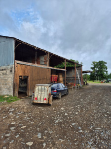 Photo de galerie - Création d'une avancée pour hangar agricole 