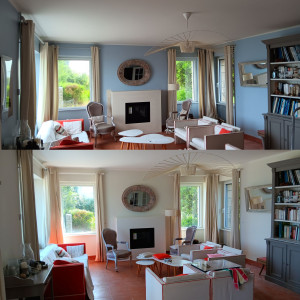 Photo de galerie - Peinture sur salon