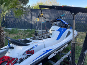 Photo de galerie - Remplacement moteur roulement turbine et roulement passe coque sur ce jet ski kawasaki 15f 