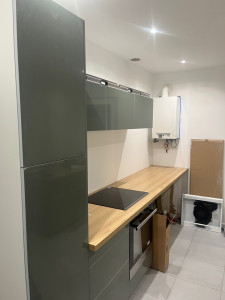 Photo de galerie - Travaux Pose de cuisine complète 