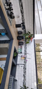 Photo de galerie - Réalisation faïence cuisine extérieure 