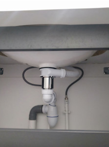 Photo de galerie - Évacuation meuble vasque