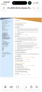 Photo de galerie - Curriculum vitae