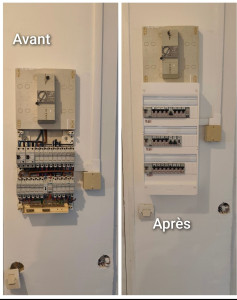 Photo de galerie - Remplacer avec nouvelle tableau 3 rangées tableau électrique 