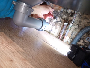 Photo de galerie - Remplacement du robinet lave vaisselle 