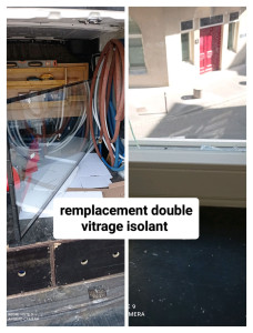 Photo de galerie - Changement vitre casser 
