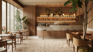 Photo de galerie - Aménagement d’un café 