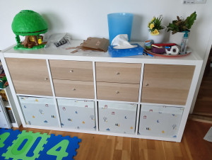 Photo de galerie - Meuble 4 tiroirs et 2 portes 