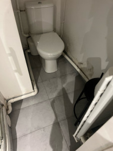Photo de galerie - Toilettes sanibroyeur 