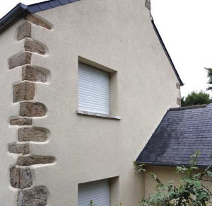 Photo de galerie - Pignon quelques temps après application du produit Dalep