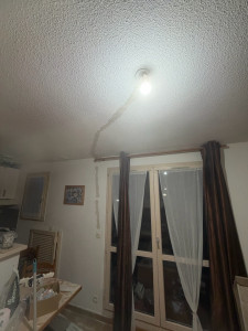 Photo de galerie - Incorporation de spot plafond sur béton 