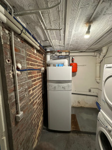 Photo de galerie - Remplacement d’une chaudière au sol 