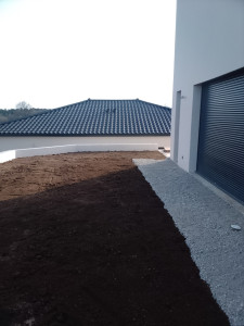 Photo de galerie - Création terrassement maison 