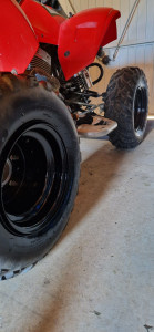 Photo de galerie - Restauration des jantes sur un quad