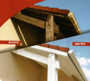 Photo de galerie - ARTISAN FLORE ? HABILLAGE & RÉNOVATION DE DÉBORD DE TOIT  Boiseries abîmées ? Nous protégeons et modernisons votre toiture.  Habillage PVC durable Finition propre et esthétique Protection contre l’humidité  ? Doubs (25) ? Devis gratuit