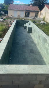 Photo de galerie - Carrelage de piscine professionnelle