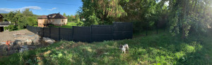 Photo de galerie - Pose de grillage 55m de long 