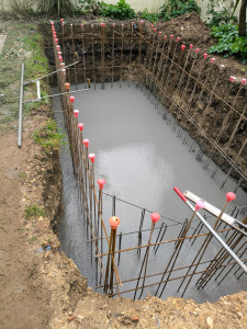 Photo de galerie - Fabrication d'une piscine 