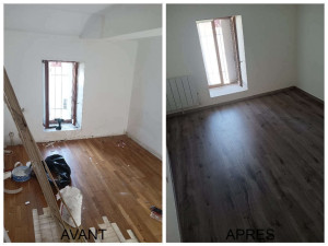 Photo de galerie - Pose de parquet - Revêtement de sol