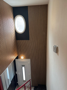 Photo de galerie - Décoration des murs avec du bois 