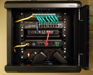 Photo de galerie - Installation de mini-baie réseau et configuration domotique à domicile