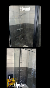 Photo de galerie - Nettoyage complet d’une douche. 