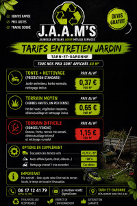 Photo de galerie - Tarifs entretien Jardin ?
