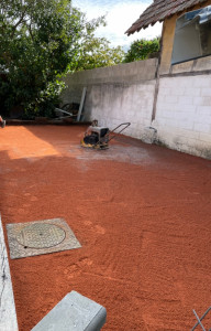 Photo de galerie - CRÉATION D’UN TERRAIN DE PÉTANQUE 