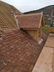 Photo de galerie - Rénovation d'une couverture (dans la société où je travaillais)