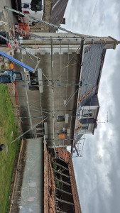 Photo de galerie - Réalisation d'un remplacement de couverture et isolation extérieur , située a plouider.