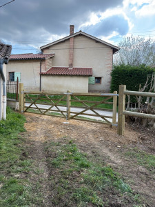 Photo de galerie - Portail bois 